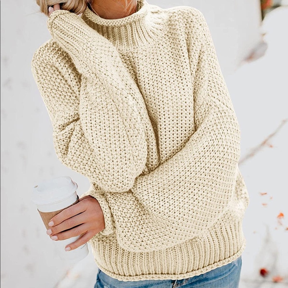 Oversized Chunky Knitted Sweater
